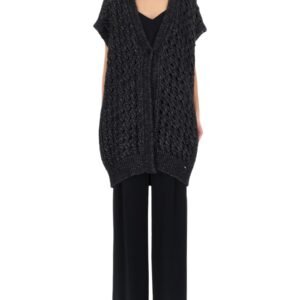 VEST WITH PERFORATED WORKMANSHIP