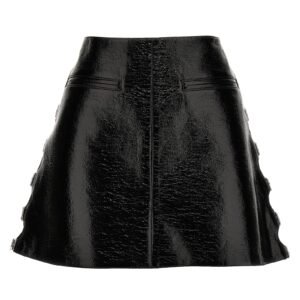 Vinyl miniskirt