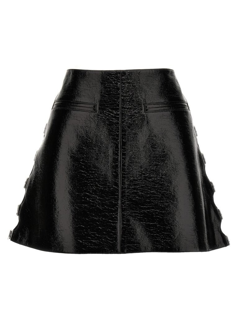 Vinyl miniskirt