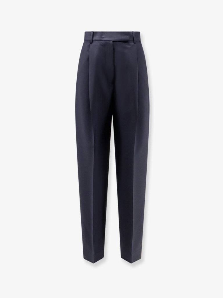 Virgin wool and mohair trousers