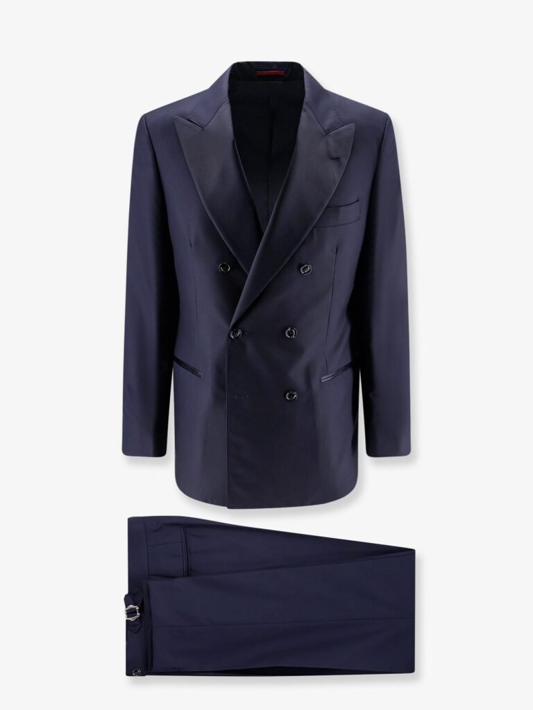 Virgin wool and silk tuxedo