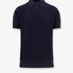 Virgin wool polo shirt