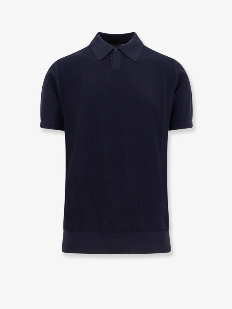 Virgin wool polo shirt