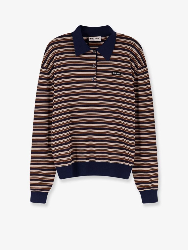 Virgin wool polo shirt