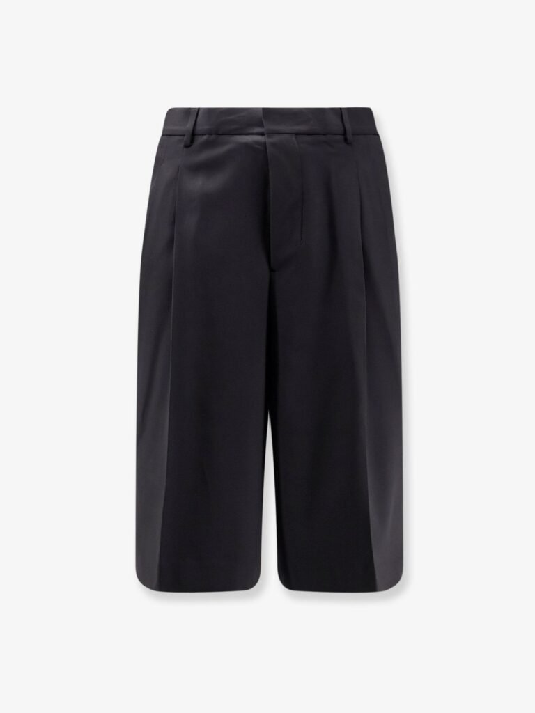 Virgin wool shorts