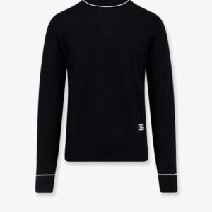 Virgin wool sweater with embroidered DG logo