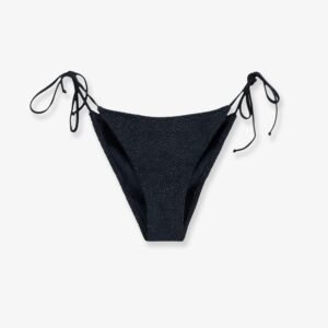 Virgo Crinkle Lurex Bikini Top