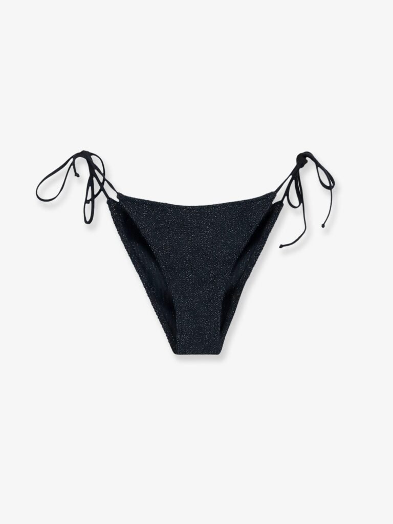 Virgo Crinkle Lurex Bikini Top