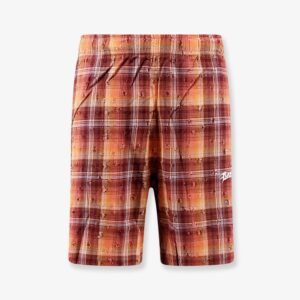 Viscose and cotton blend bermuda shorts