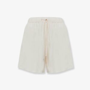 Viscose and linen blend Cancun bermuda shorts