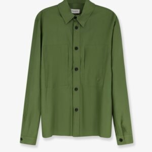 Viscose and linen shirt