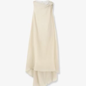 Viscose and lyocell blend dress
