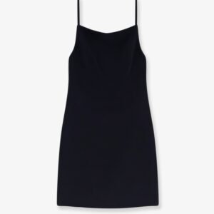 Viscose blend mini dress
