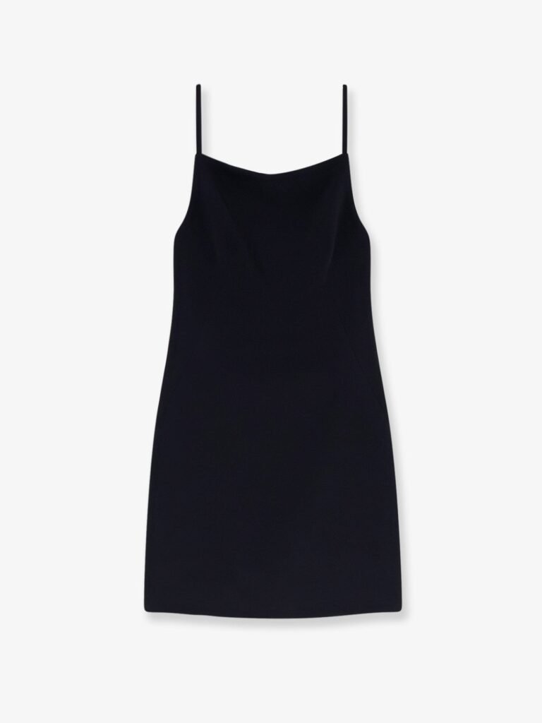 Viscose blend mini dress