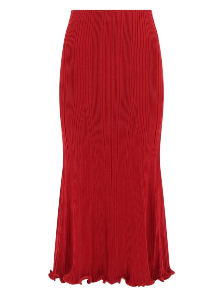VISCOSE MIDI SKIRT