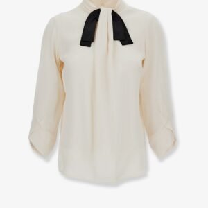 Viscose shirt with contrasting detail
