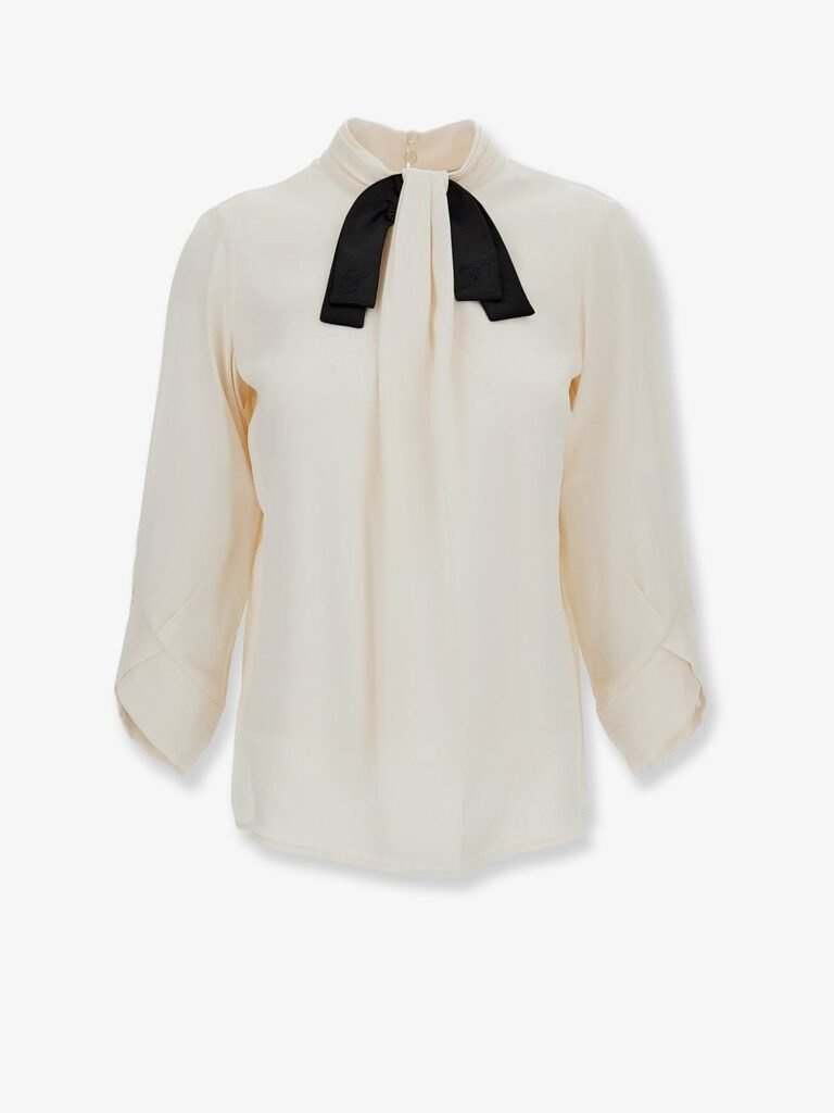 Viscose shirt with contrasting detail