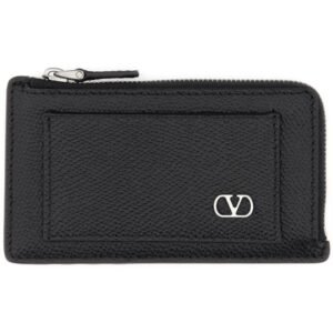 "VLOGO SIGNATURE" LEATHER COIN PURSE