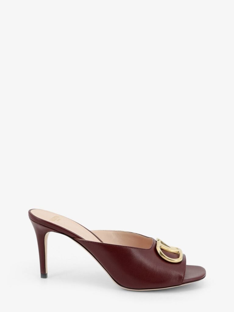 VLogo Signature Leather Sandals