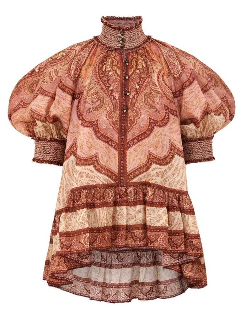 "WANDERLUST" RUFFLE BLOUSE