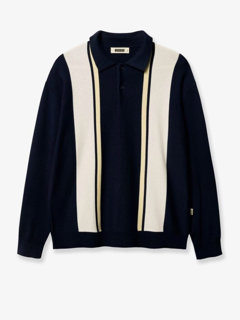 WBdom Gran Polo in cotton with striped pattern