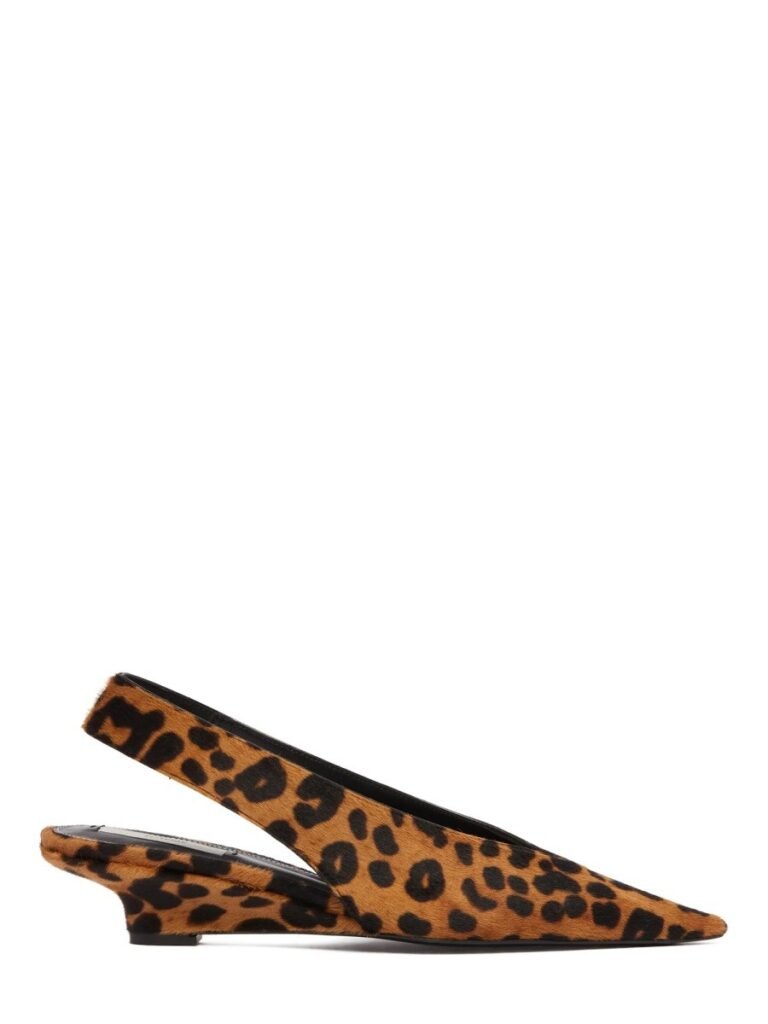 WEDGE SLINGBACK PUMPS