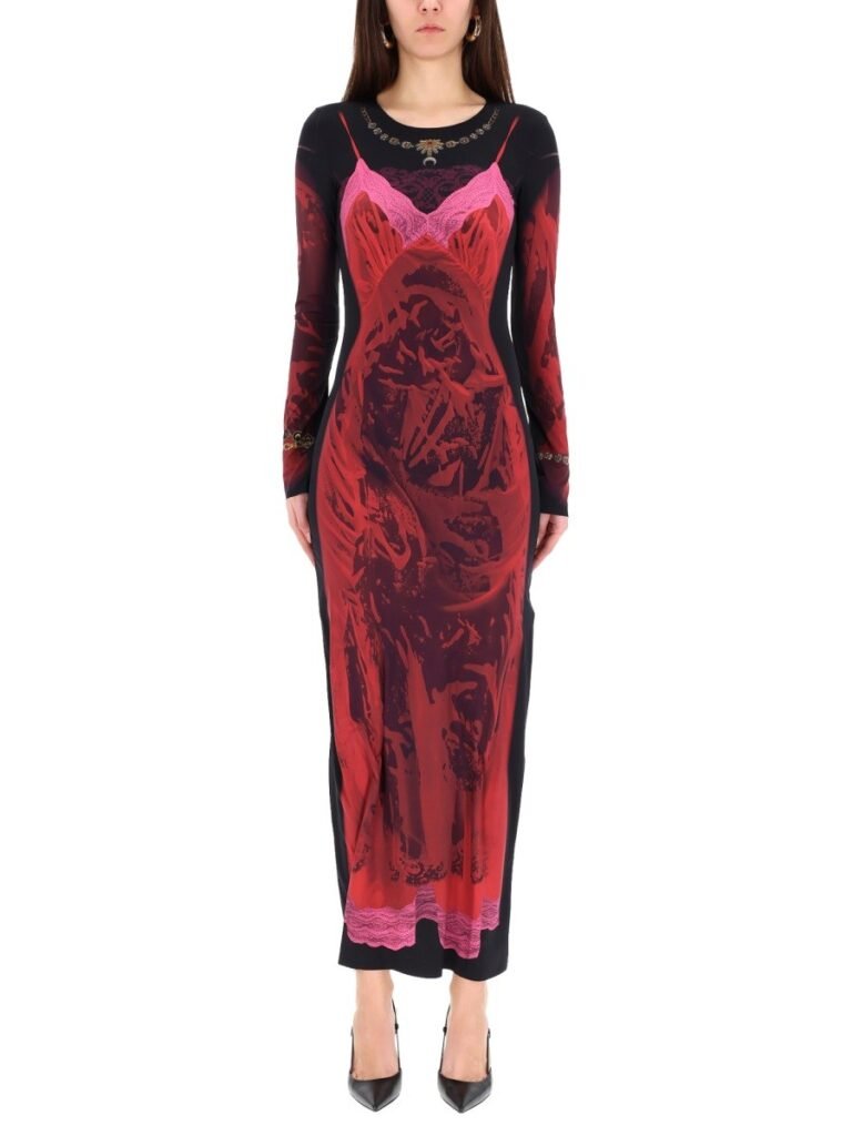 "WET NUISETTE" MIDI DRESS