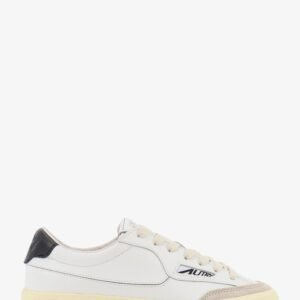 Windscape leather sneakers with suede insert