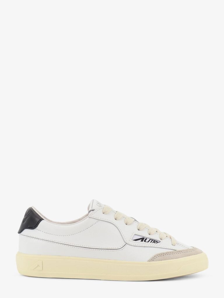 Windscape leather sneakers with suede insert