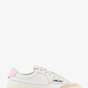 Windscape leather sneakers with suede insert
