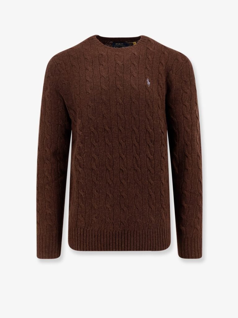 Wool and cashmere cable knit sweater