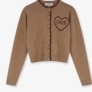 Wool and cashmere wool cardigan
