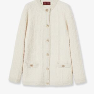 Wool and cotton blend cardigan