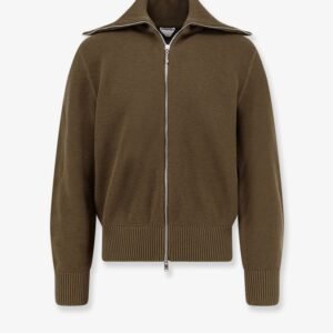 Wool and cotton cardigan