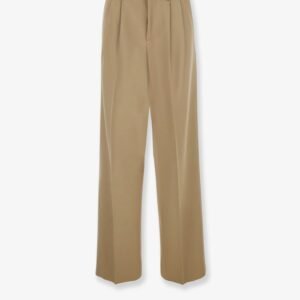 Wool and cotton trousers