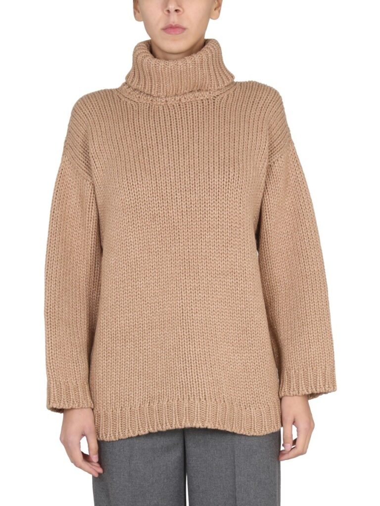 WOOL AND LUREX BLEND SWEATER