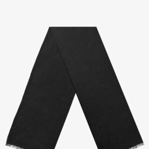 Wool and silk blend scarf with GG motif