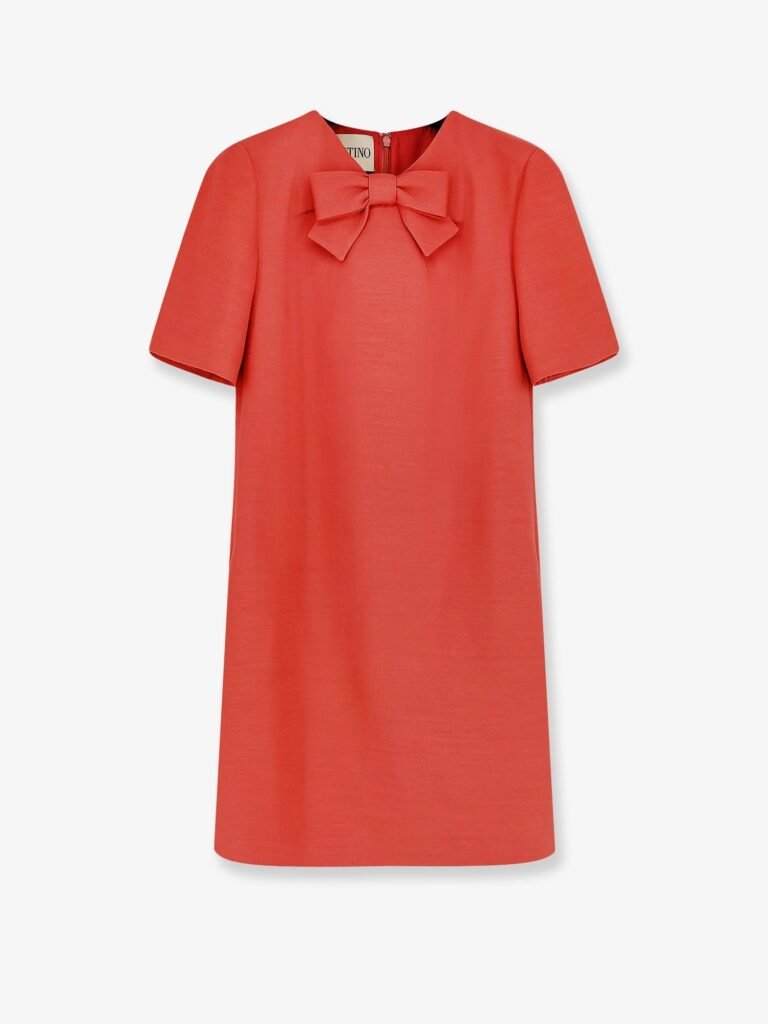 Wool and silk blend short dress