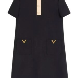 WOOL AND SILK MINI DRESS