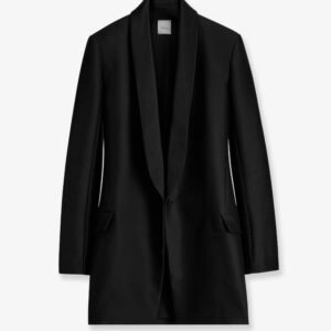 Wool and silk tuxedo blazer