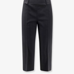 Wool blend capri trousers