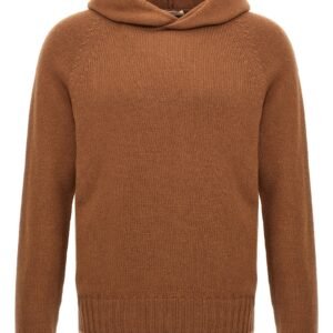 Wool hooded sweater