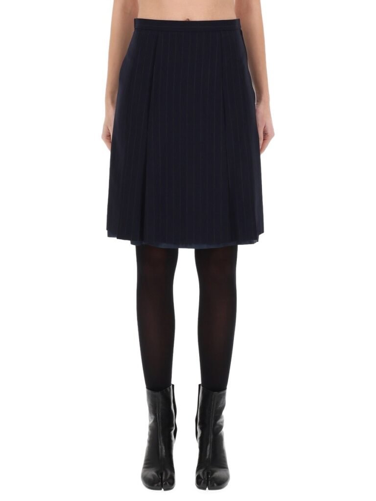 WOOL MIDI SKIRT