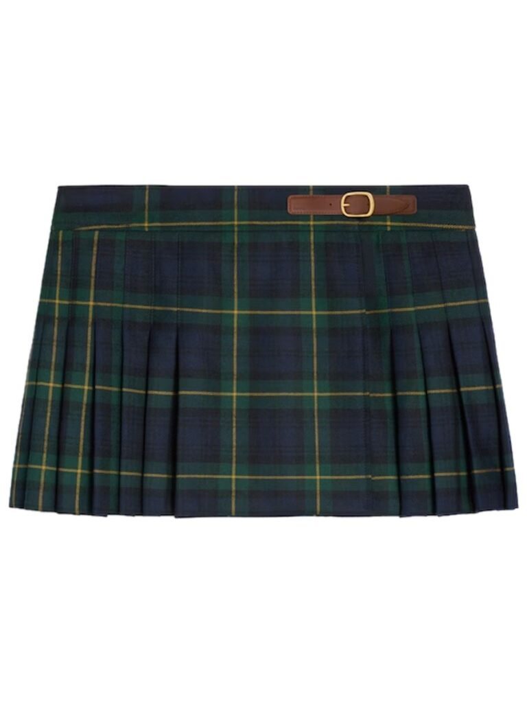 WOOL MINI SKIRT