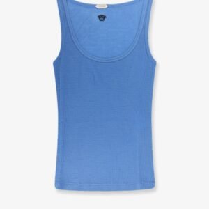 Wool tank top with back logo