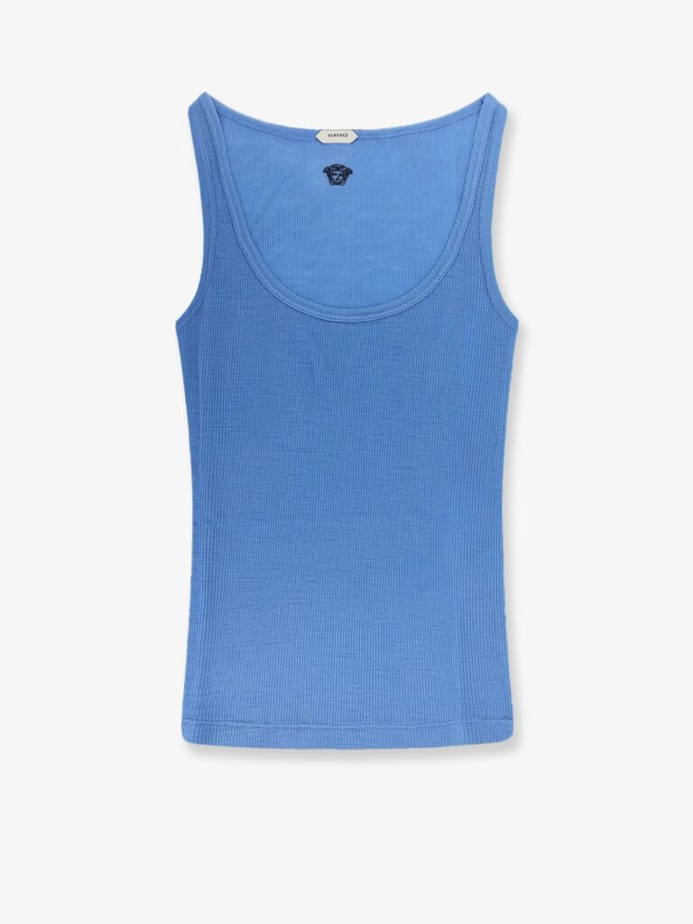 Wool tank top with back logo