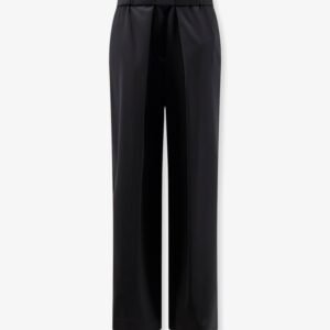 Wool trousers with Logo detail