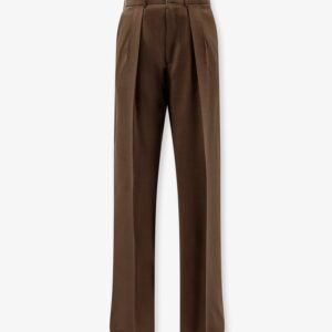 Wool trousers with pinces