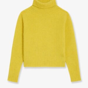Wool turtleneck with Triomphe embroidery