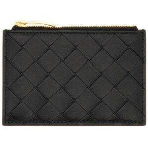 "WOVEN" CARD HOLDER WITH ZIPPER